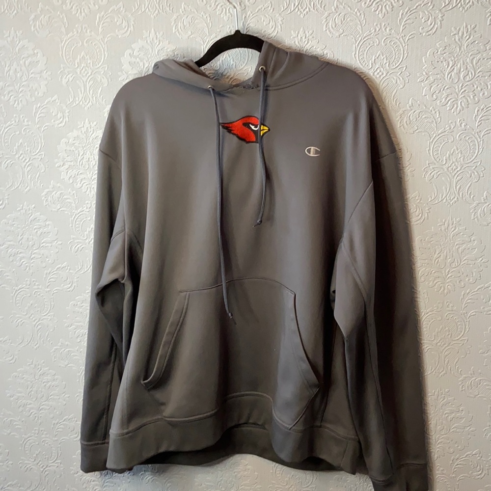4/$20 grey cardinals champion hoodie